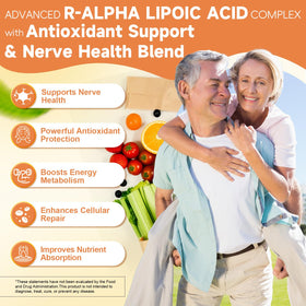 Ingrédients du Totaria Acide Alpha-Lipoïque 1000mg, liste sur l'étiquette