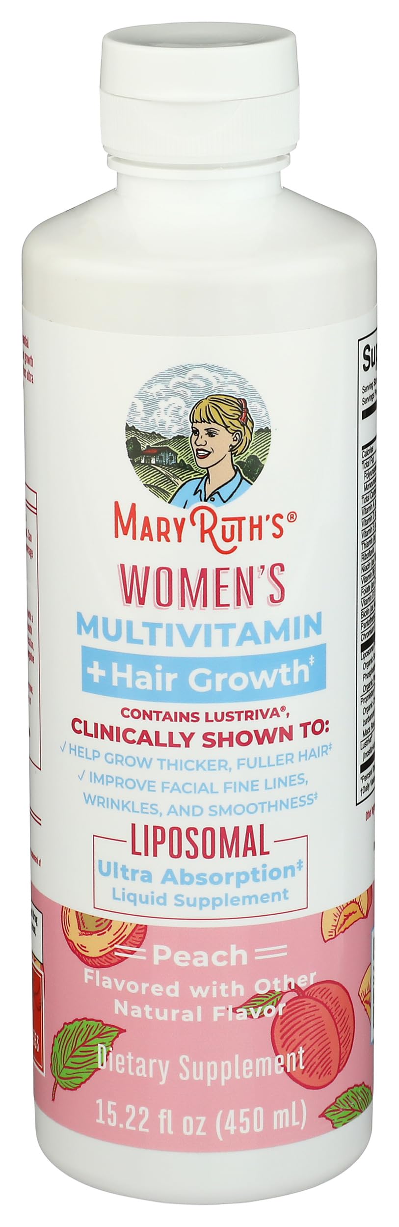 Ingrédients MARYRUTH'S Multivitamine Femme sur l'étiquette