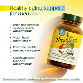 Ingrédients naturels dans MegaFood Multivitamine Homme 55+