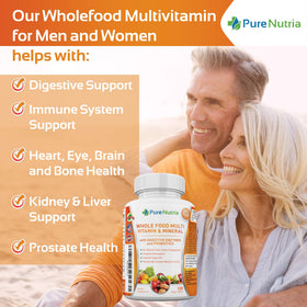 Ingrédients naturels dans PureNutria Multivitamines