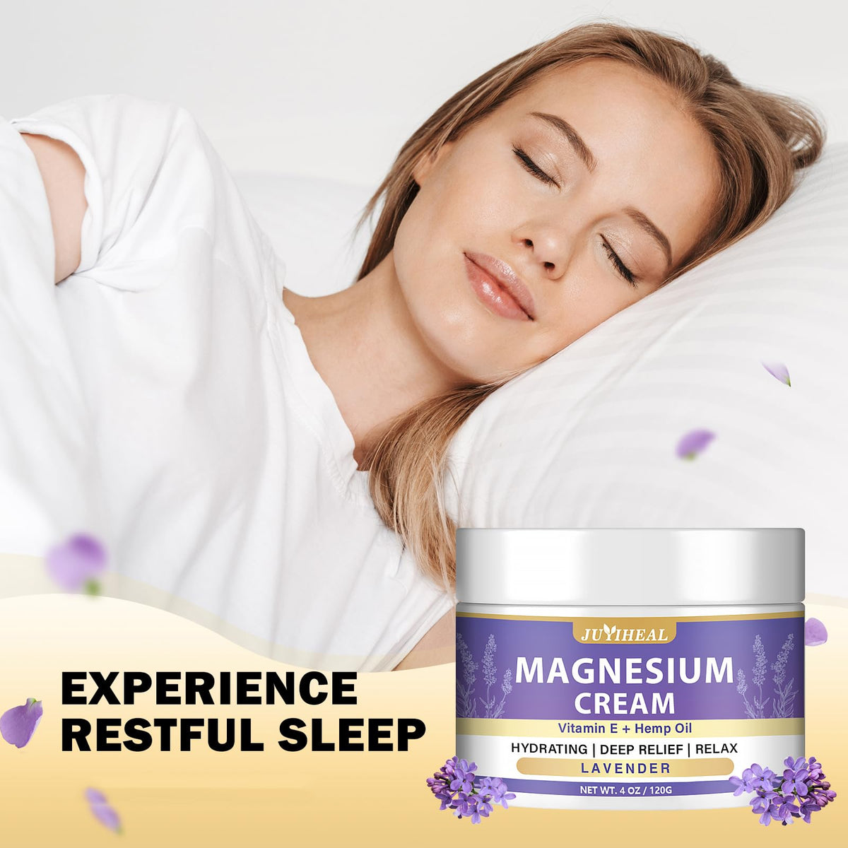 Ingrédients naturels de la crème de magnésium JUYIHEAL
