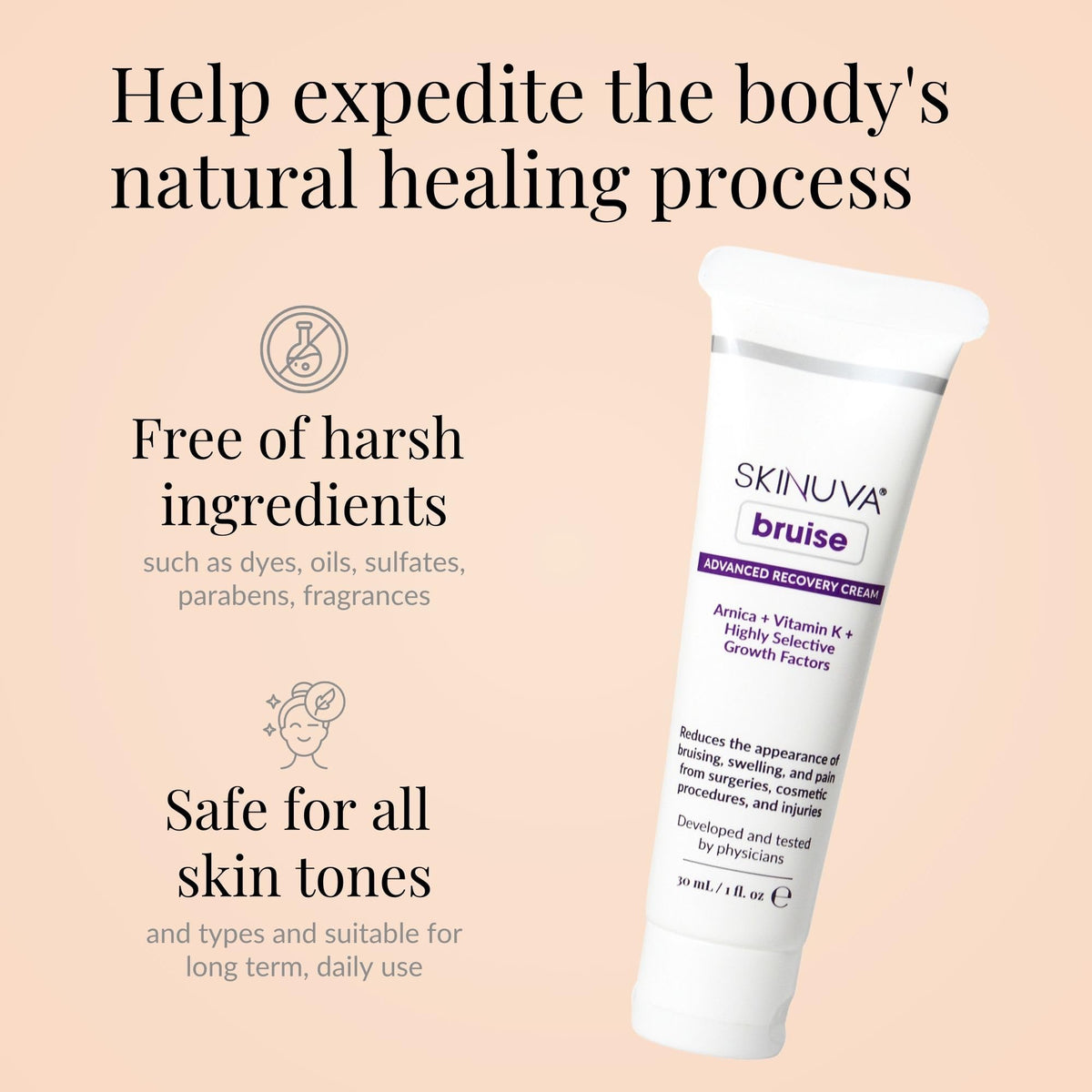 Ingrédients naturels de la crème Skinuva
