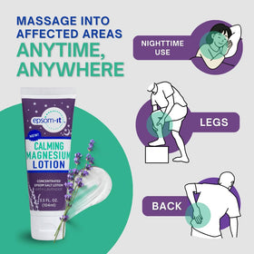 Ingrédients naturels de la lotion magnésium apaisante EPSOM-IT