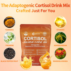 Ingrédients naturels de la poudre à boire cortisol Hywebvctok