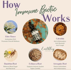 Ingrédients naturels de la teinture daily wellness Biotic