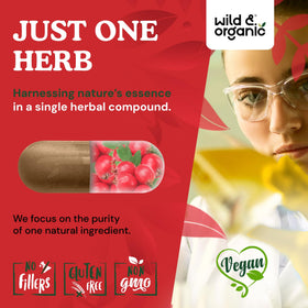 Ingrédients naturels des Capsules de Baies de Monnaie Wild & Organic