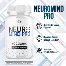 Ingrédients naturels des capsules MJO Neuro Mind Pro