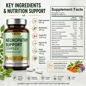 Ingrédients naturels des capsules WELTOR pour le bien-être