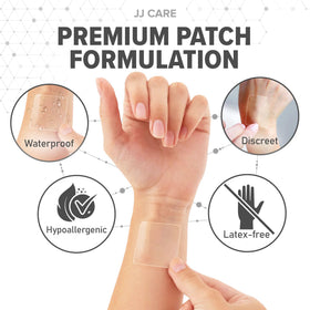 Ingrédients naturels des patches B12 JJ CARE