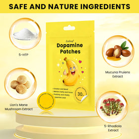 Ingrédients naturels des patches de dopamine Zurfoup