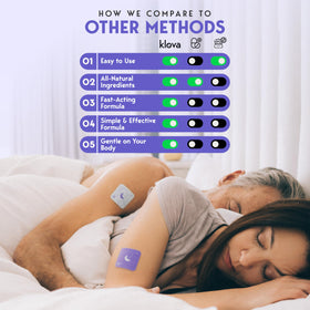 Ingrédients naturels des patches de sommeil Klova