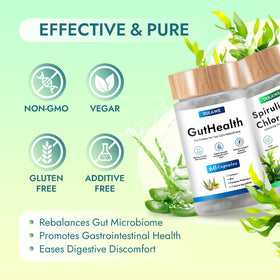 Ingrédients naturels du bundle TakTuqa avec Spiruline