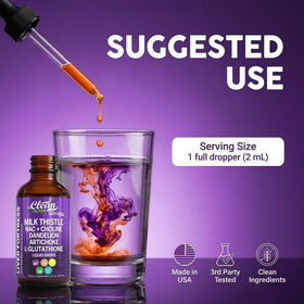 Ingrédients naturels du Clean Nutraceuticals Chardon-Marie 1000mg Liquide