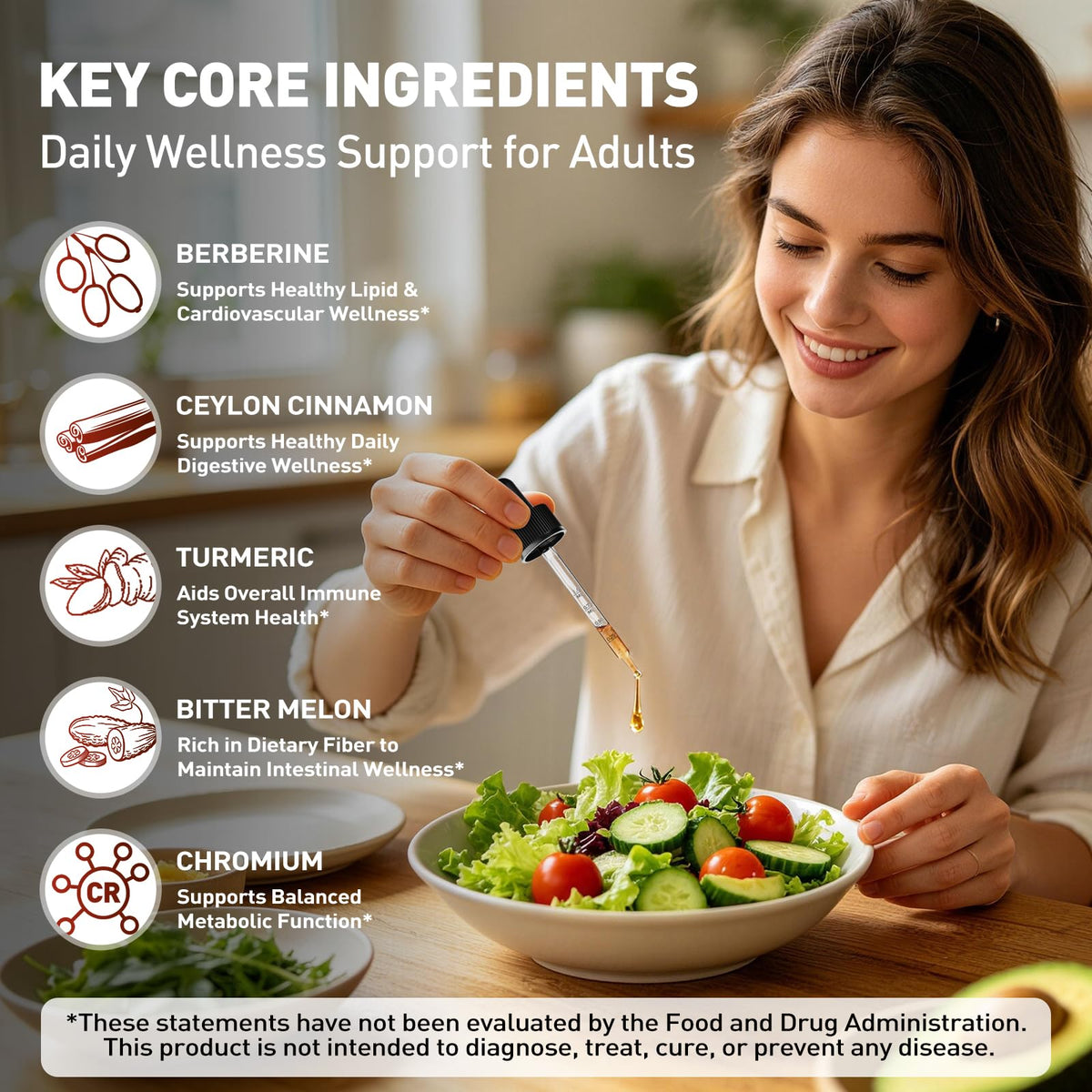 Ingrédients naturels du Complément Alimentaire Berbérine, incluant moringa et melon amer