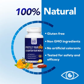 Ingrédients naturels du Complément Alimentaire Œil Herbal Bee