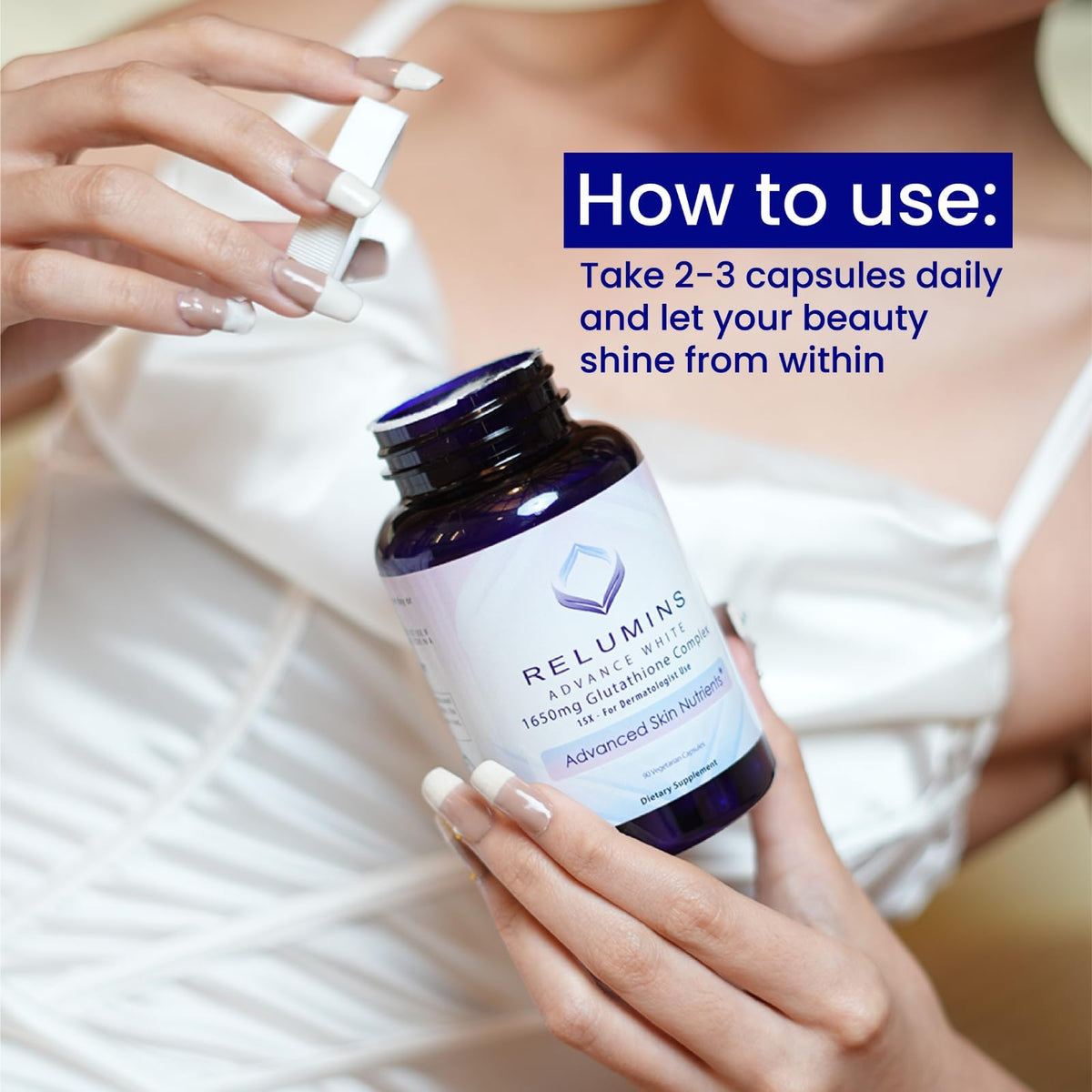 Ingrédients naturels du Complexe L-Glutathione Relumins