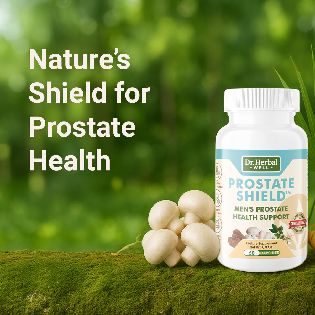 Ingrédients naturels du DR. HERBAL WELL Prostate Shield