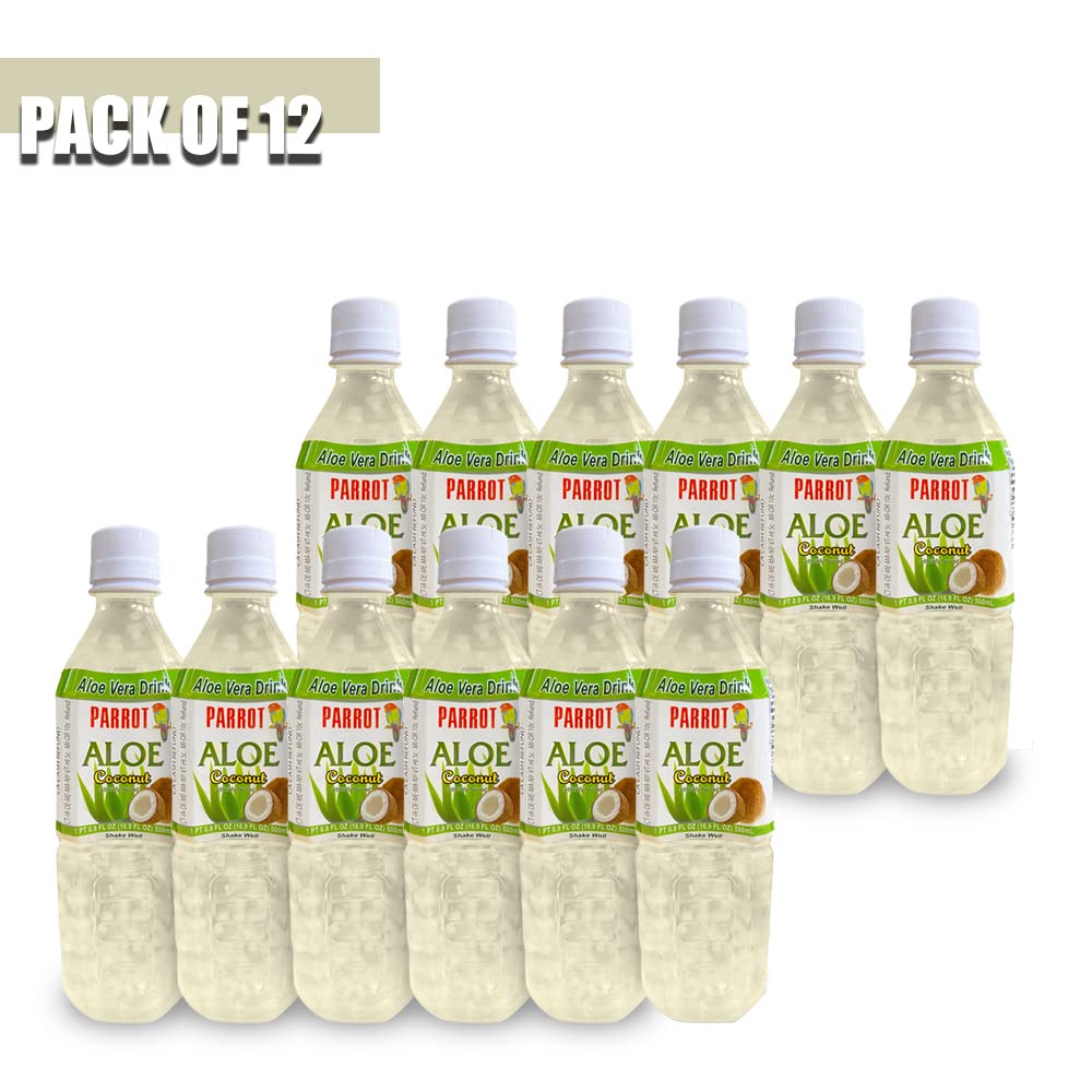 Ingrédients naturels du jus d'aloe vera saveur coco PARROT
