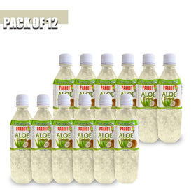 Ingrédients naturels du jus d'aloe vera saveur coco PARROT