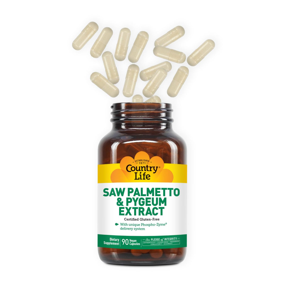 Ingrédients naturels du Saw Palmetto Country Life