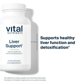 Ingrédients naturels du Vital Nutrients Soutien Hépatique