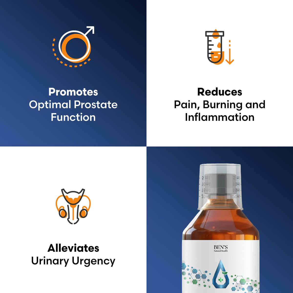 Ingrédients naturels utilisés dans la teinture Prostate Healer