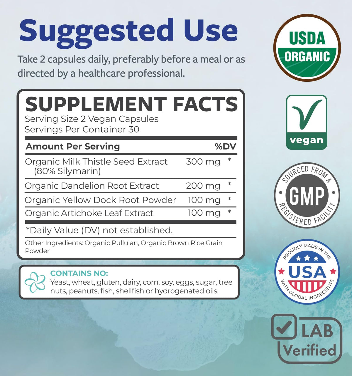 Ingrédients naturels utilisés dans les capsules PURE CO