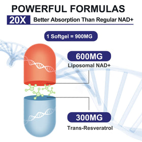 inGreens complément NAD+ 900mg, gélules sur une table