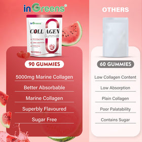 inGreens gummies collagène marin 5000mg ingrédients