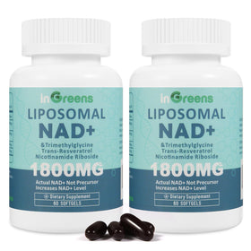 inGreens Liposomal NAD+ 1800 mg gélules vue de face