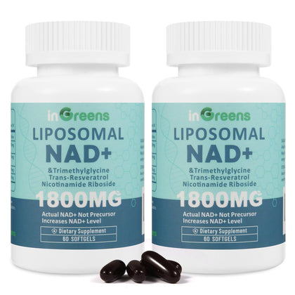 inGreens Liposomal NAD+ 1800 mg gélules vue de face