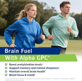 Innate Vitality Alpha GPC 600mg gélules dans une main