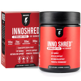 InnoSupps Inno Shred Brûleur de Graisse vue avant avec gélules