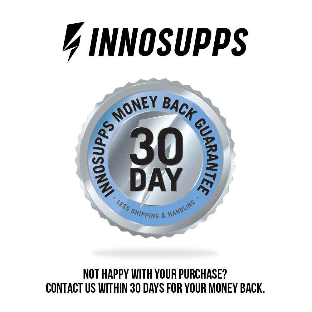 InnoSupps Inno Shred gélules avec un verre d'eau