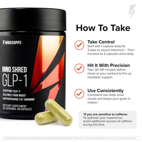 InnoSupps Inno Shred GLP-1 Brûleur de Graisse ingrédients