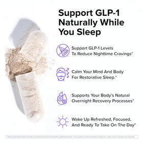 InnoSupps Night Shred GLP-1 boîte ouverte montrant les capsules