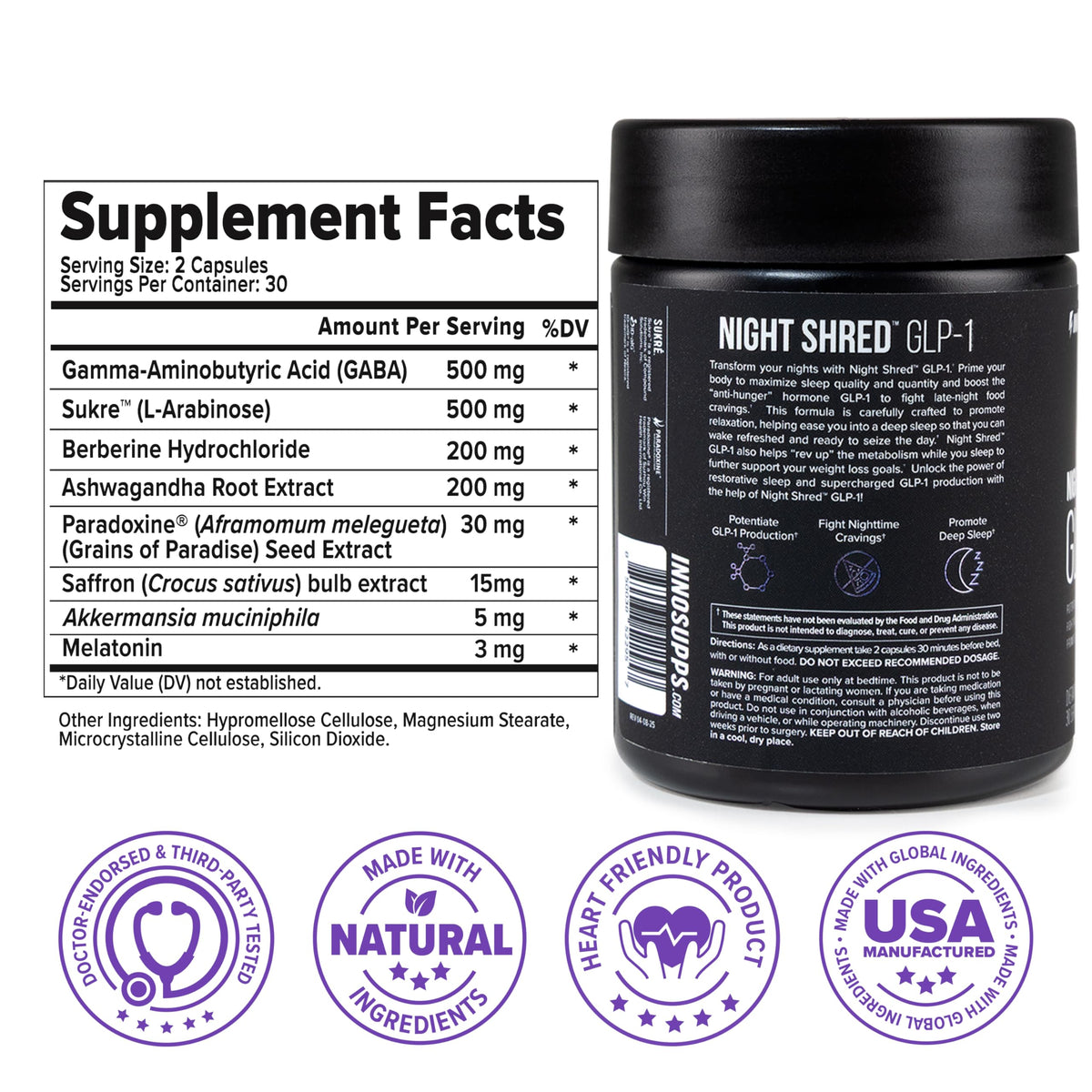 InnoSupps Night Shred GLP-1 en situation de vie quotidienne