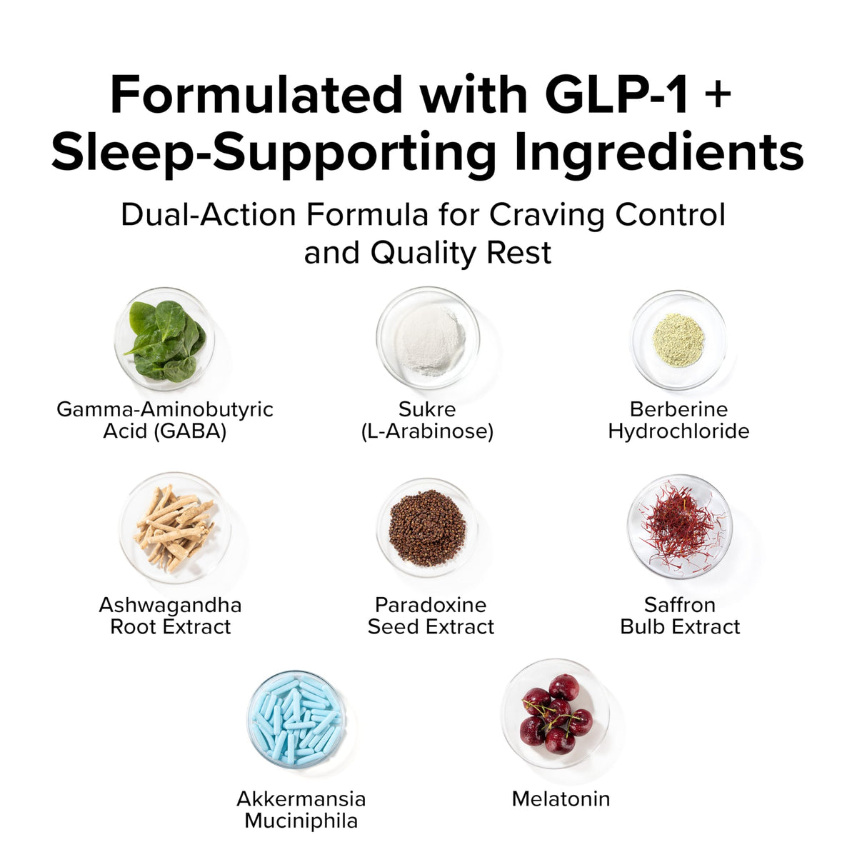 InnoSupps Night Shred GLP-1 sur une table avec des accessoires de santé