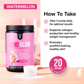 InnoSupps Poudre de collagène avec une cuillère doseuse