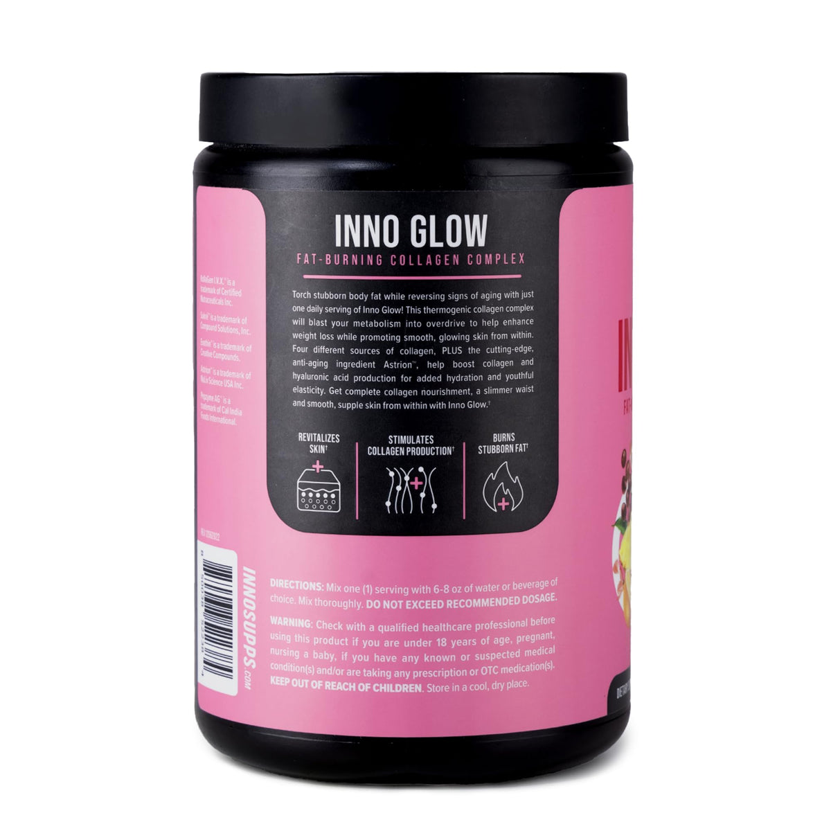 InnoSupps Poudre de Collagène Multi-Collagène 340g avec cuillère