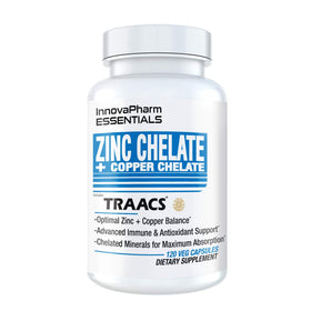 InnovaPharm Zinc Chélaté et Cuivre Chélaté 100g - vue de face