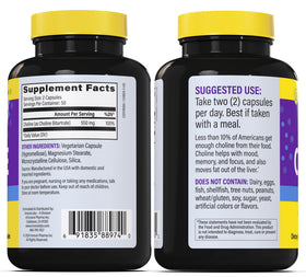InnovixLabs Choline 550 mg dans un cadre de vie actif