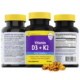 InnovixLabs D3 K2 5000 IU gélules dans la main
