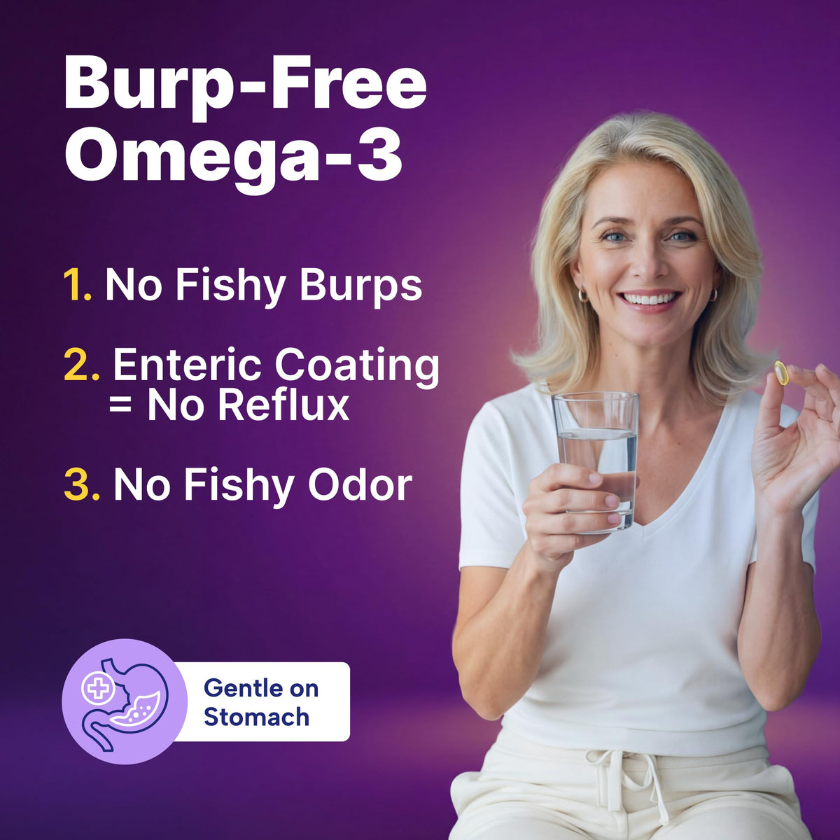 InnovixLabs Omega 3 Huile de Poisson - étiquette de la bouteille