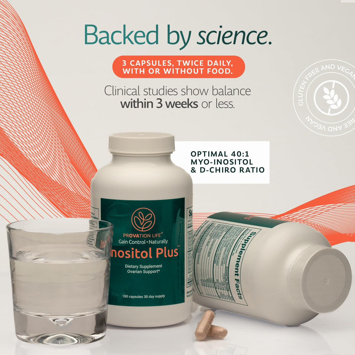 Inositol Plus capsule facile à avaler