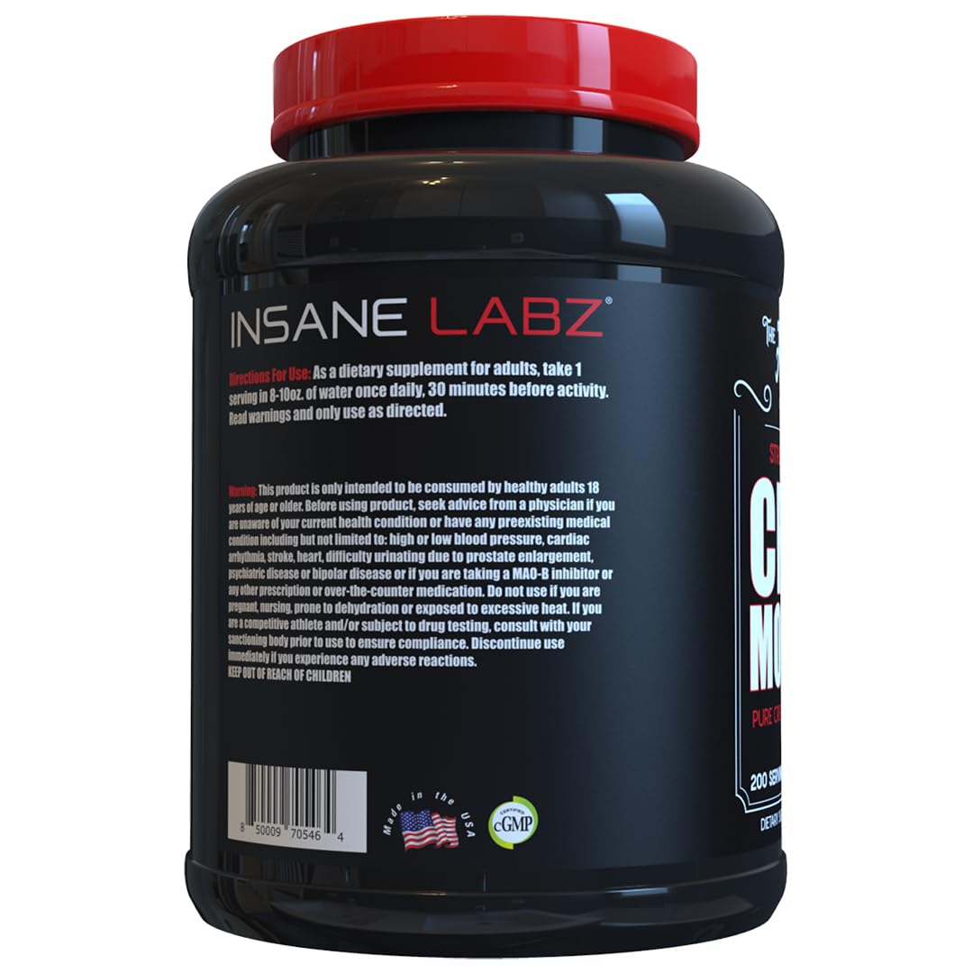 Insane Labz Creatine Monohydrate 1179g emballage