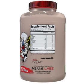 Insane Labz ProLean étiquette avec informations nutritionnelles