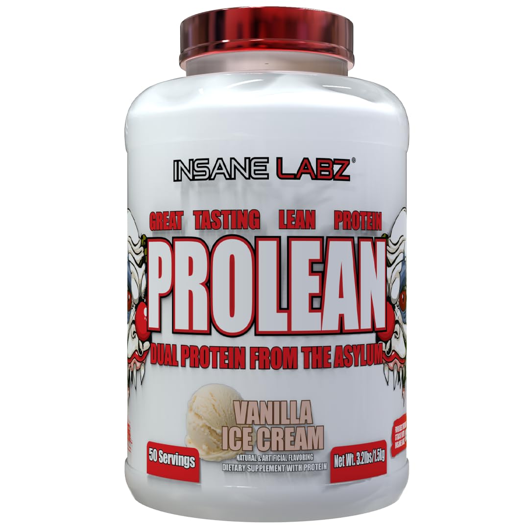 Insane Labz ProLean poudre de protéine collagène contenant 26g de protéines, vue de face
