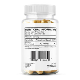 Inspire Vitality LLC Vitex Chasteberry 60 capsules vue arrière