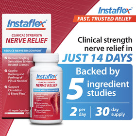 Instaflex Complément Alimentaire Nerveux 60 Capsules Végétales avec étiquette